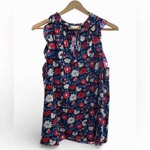 KATE SPADE Floral Sleeveless Blouse